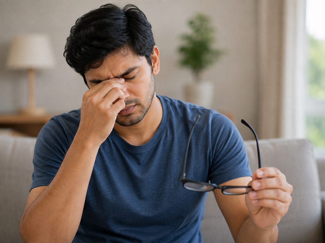 Blurred vision that comes and goes due to fluctuating blood sugar