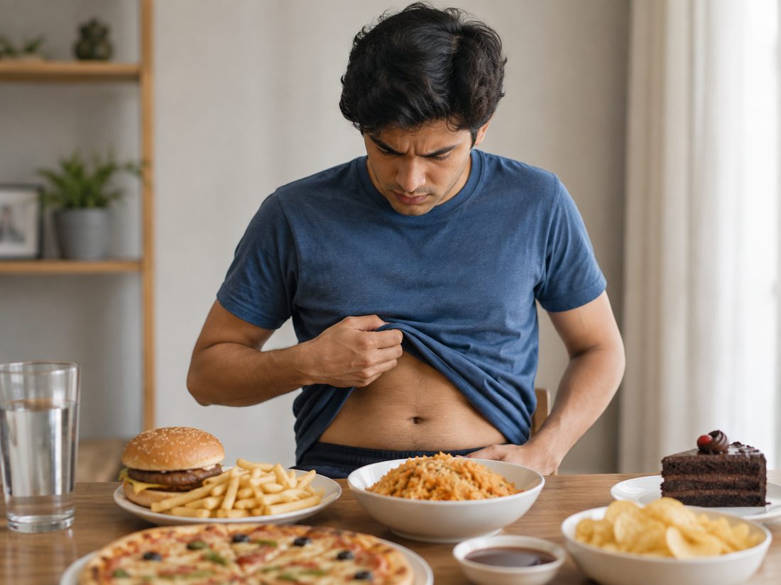 Loose waistband showing unexplained weight loss linked to diabetes